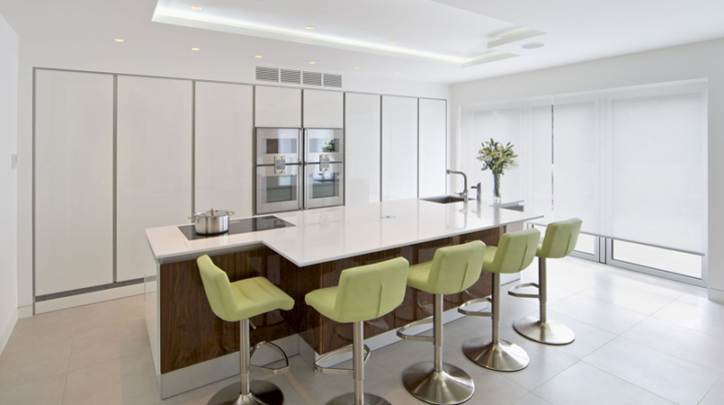 Panel Glide Blinds and Roller Blinds Sample Interior