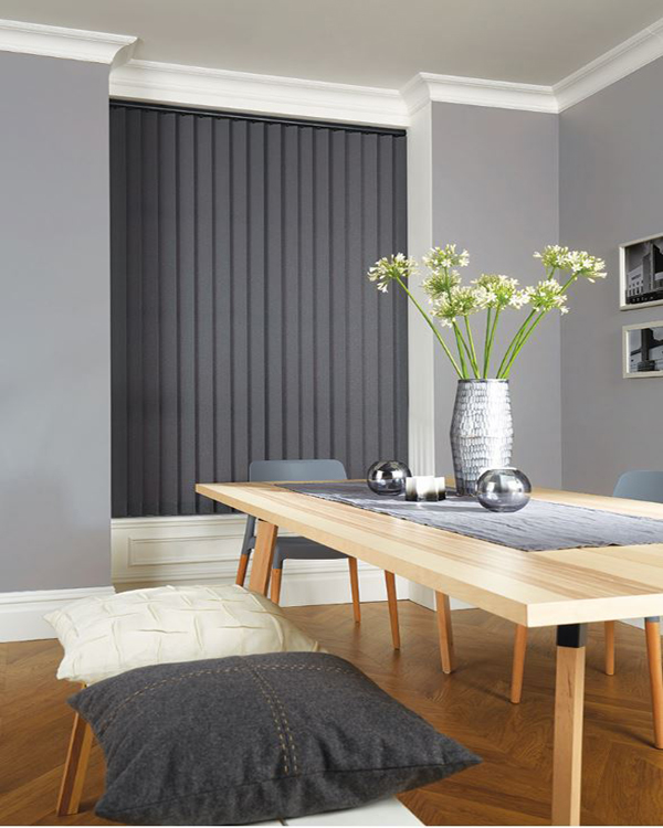 Blouckout Textured Vertical Blinds Sample Image