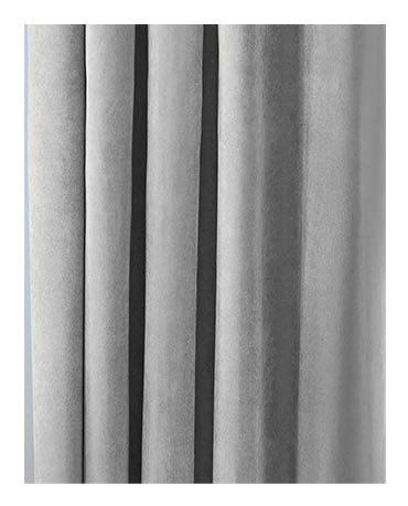 Nordic Light Grey Velvet Curtains, Gray Color Curtains